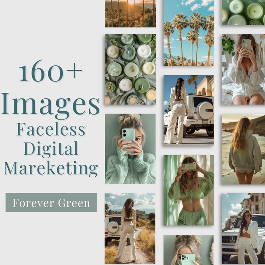 Stock Photo Aesthetic Forever Green Collection