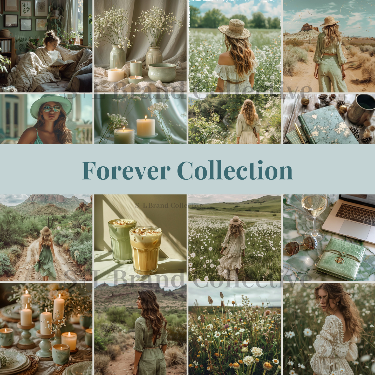 Stock Photo Aesthetic Forever Green Collection