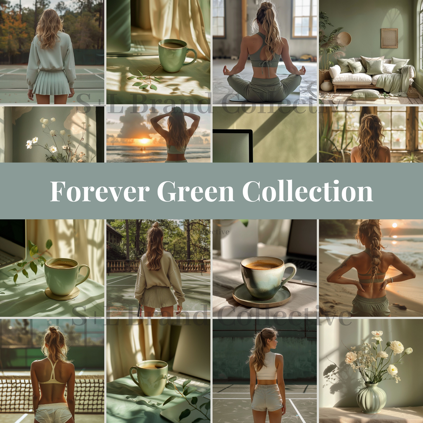 Stock Photo Aesthetic Forever Green Collection