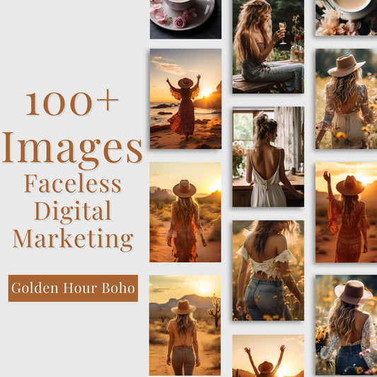 Stock Photo Aesthetic Golden Hour Collection