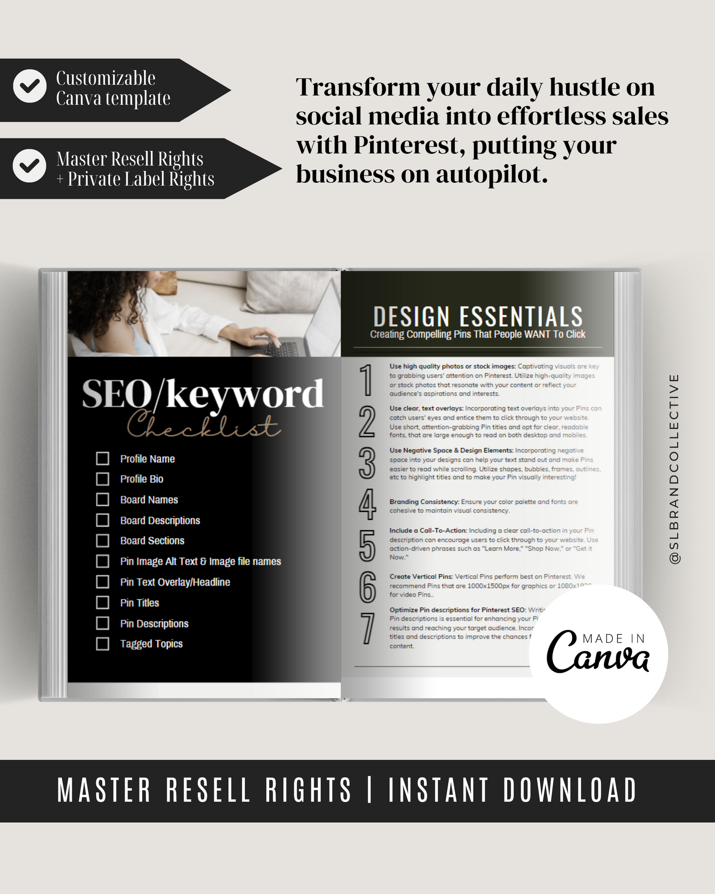 The Pinterest Monetization Blueprint: Pinterest Marketing Strategies Ebook