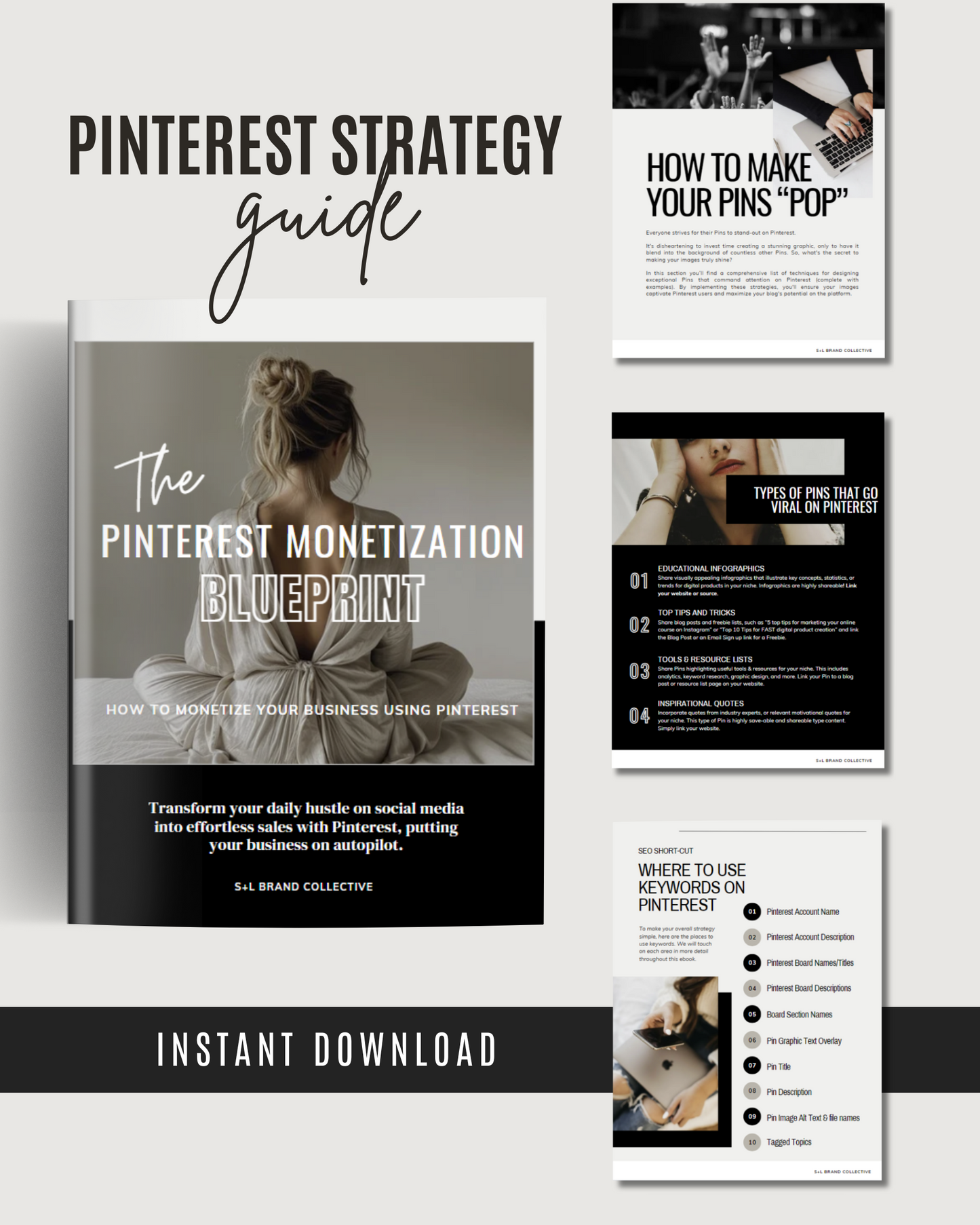 The Pinterest Monetization Blueprint: Pinterest Marketing Strategies Ebook