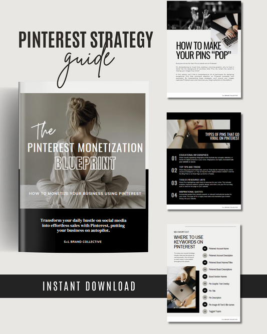 The Pinterest Monetization Blueprint: Pinterest Marketing Strategies Ebook