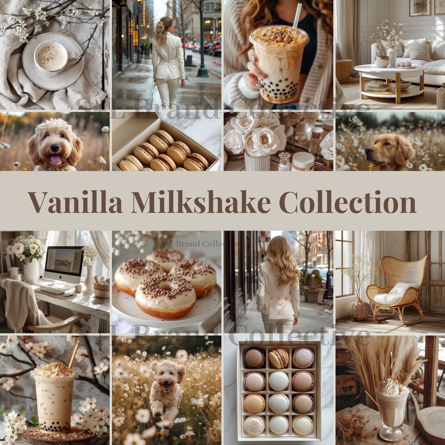Stock Photo Aesthetic Vanilla Milkshake Collection