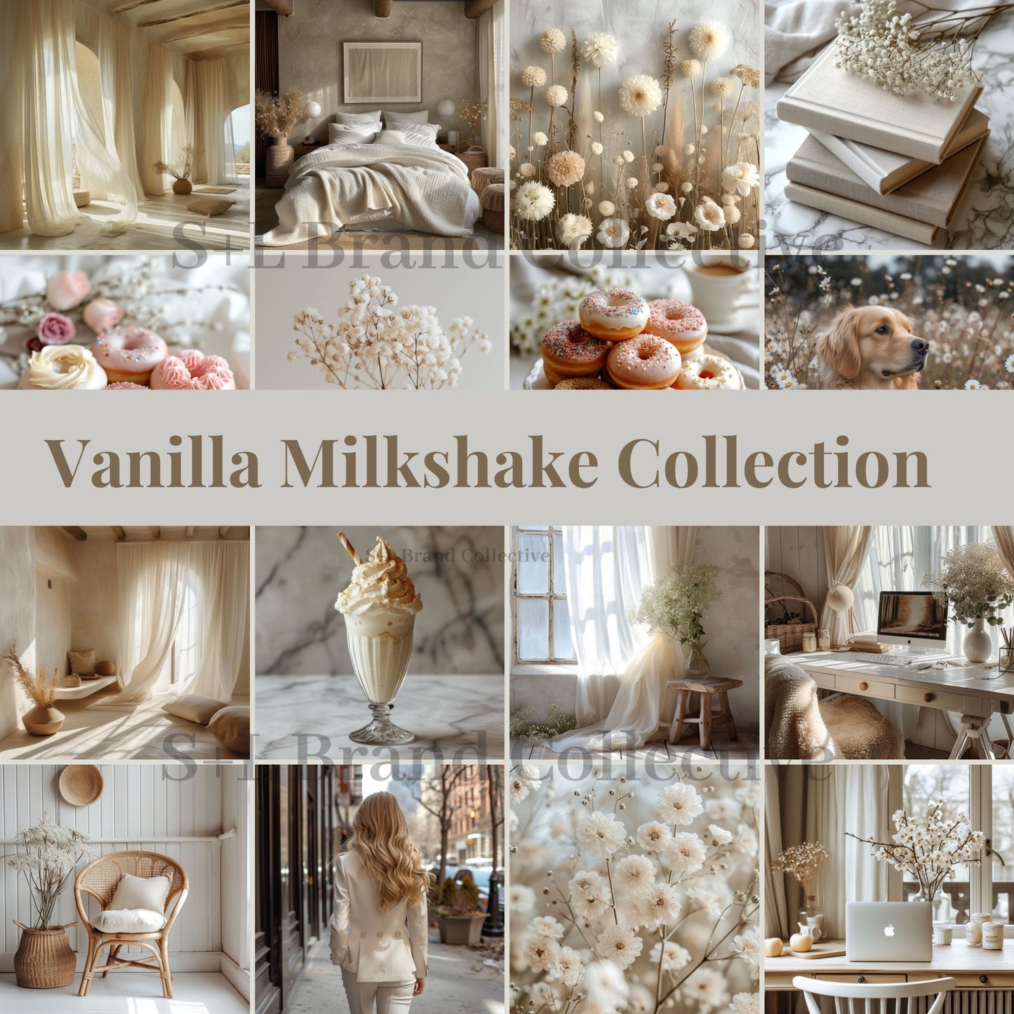 Stock Photo Aesthetic Vanilla Milkshake Collection