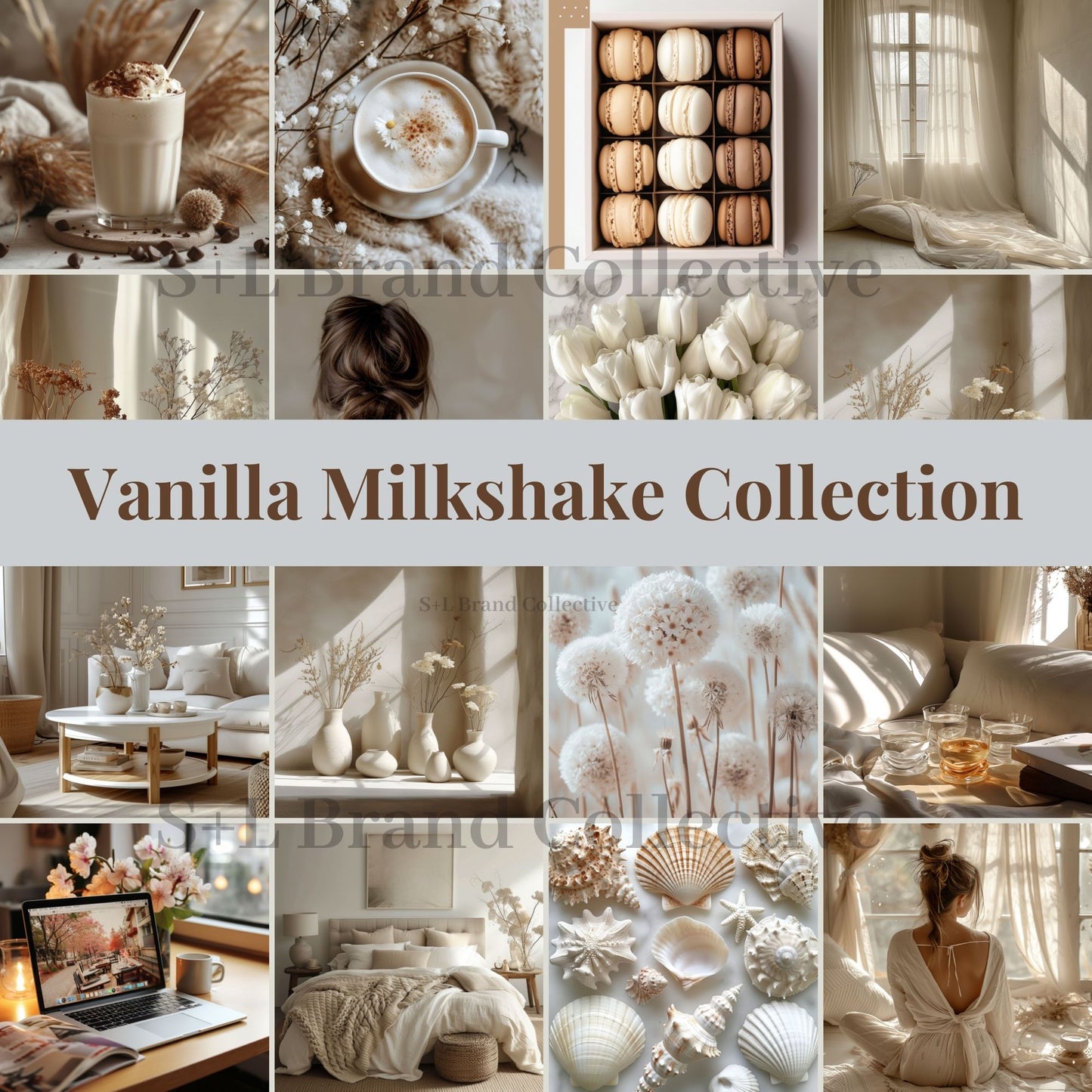Stock Photo Aesthetic Vanilla Milkshake Collection